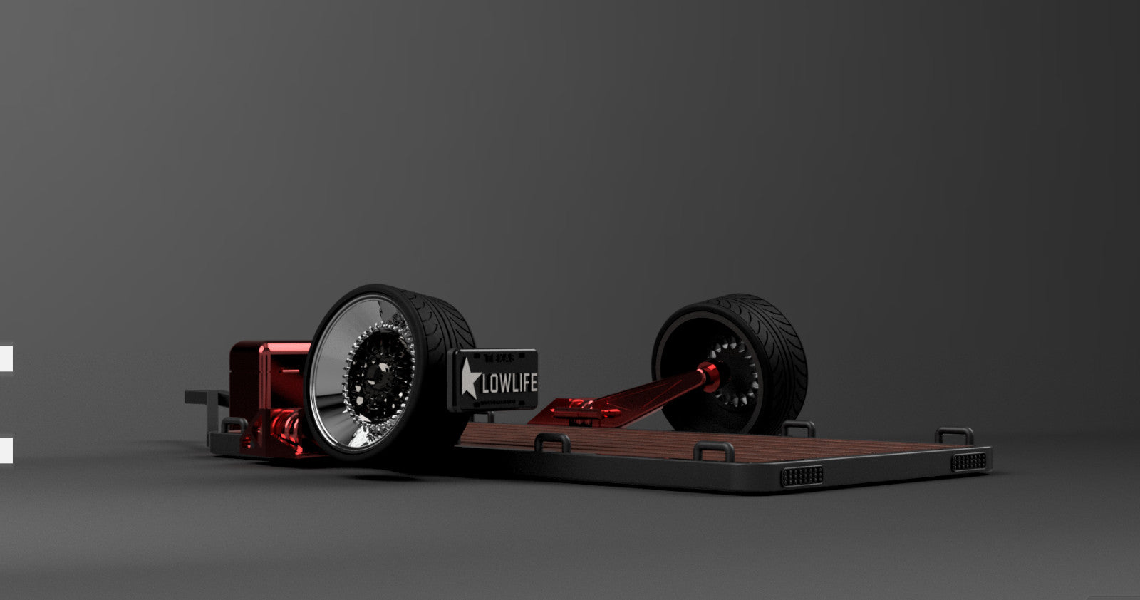 1:25-1:24 Scale Bagged Bike Trailer Resin Model Kit